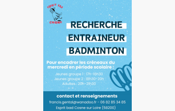 Recherche Entraineur